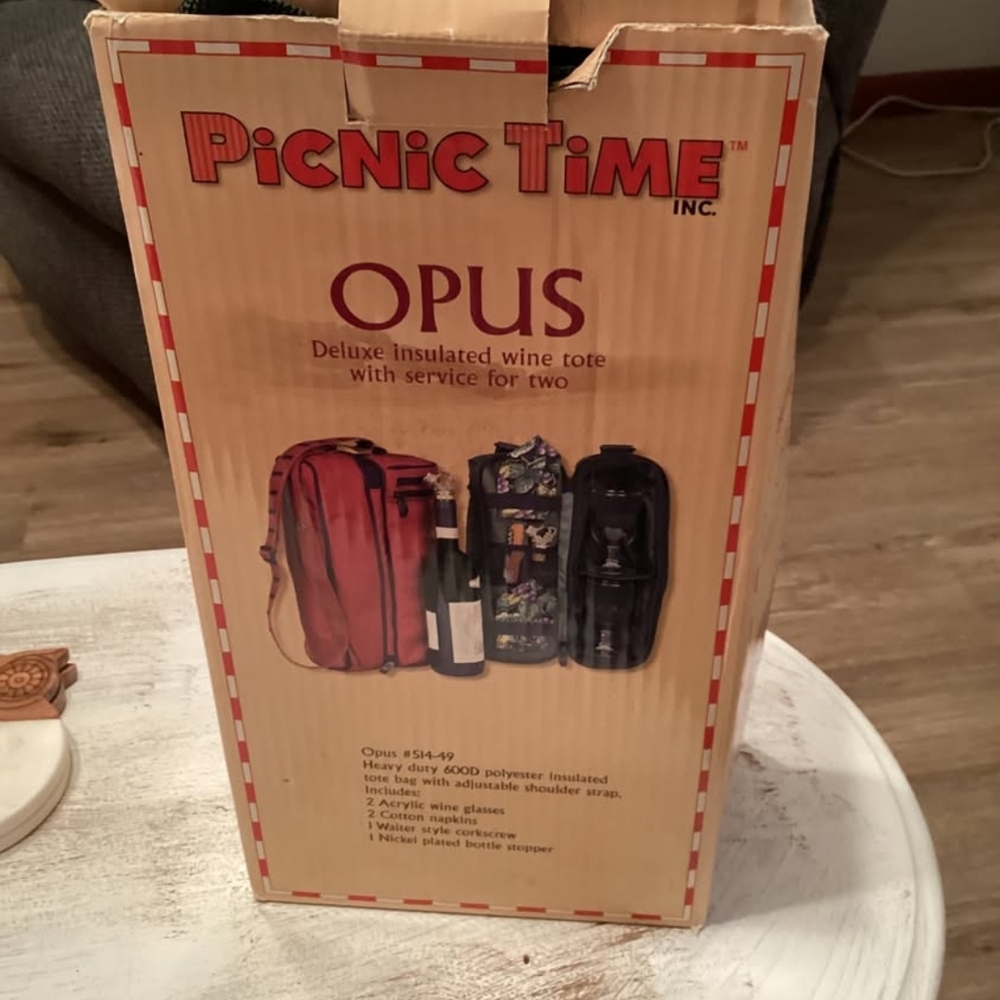 Picnic Time Opus Wine Tote